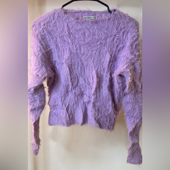 Urban Outfitter Fuzzy Purple Sweater - Picture 3 of 5